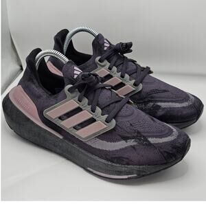 Adidas Ultraboost Light Aurora Black Preloved Fig Womens 7.5 Sneaker HP9208